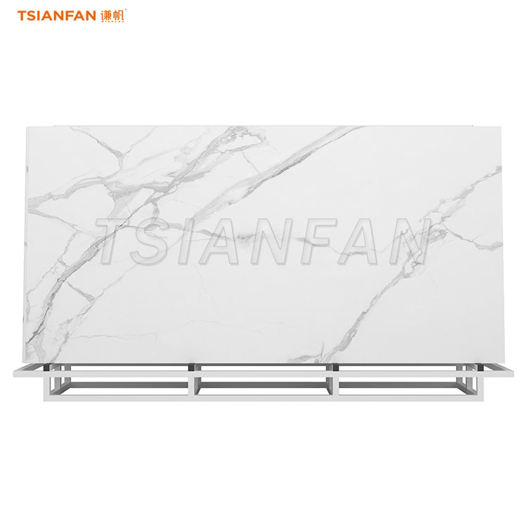 stone slab racks marble showroom display-SD015