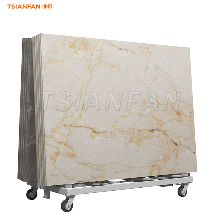 custom slab stone display stand tile display props-SD059